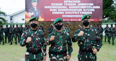 Pangdam XVI/ Pattimura, Mayjen TNI Richard Tampubolon Pimpin Sertijab Jajaran
