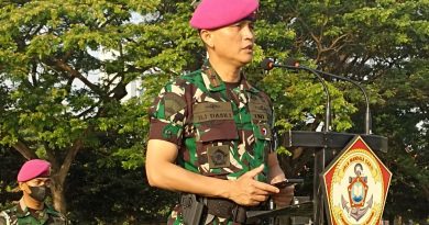 Menindaklanjuti Pelaksanaan Bulan Trisila TNI AL, Komandan Kodikmar Gelar Apel Khusus Jajaran Kodikmar