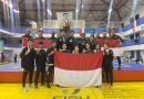 Letda Marinir Mukhlis Hantarkan Team Wushu Indonesia Meraih Medali di Samsun Turki