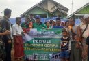 Kodim 0501 JP dan Warga Duripulo Salurkan Bantuan kepada Korban Gempa Bumi Cianjur