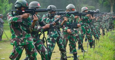 Prajurit Yonranratfib 2 Marinir Uji Kemampuan Tembak Tempur Dasar Dan Ofensif