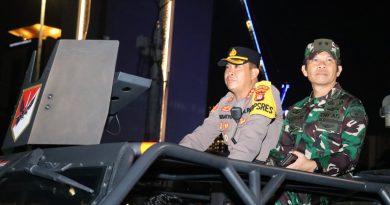 Komandan Kodim 0501/JP Dan Kapolres Metro Jakarta Pusat Pimpin Patroli Skala Besar