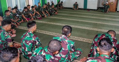 Prajurit Menkav 2 Marinir Pertebal Iman dan Taqwa di Bulan Ramadan