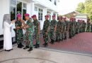 Komandan Beserta Prajurit dan PNS Menkav 2 Marinir Laksanakan Halal Bihalal Hari Raya Idul Fitri