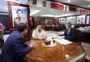 Menhan Prabowo  Terima Kunjungan Kehormatan Menlu Singapura