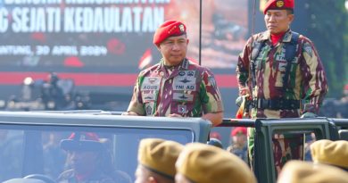 Ini Pesan Panglima TNI Jenderal Agus Subianto Saat Pimpin Upacara HUT Ke 72 Kopassus