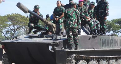 Irkormar Tinjau Uji Fungsi Amunisi  Tank  PT-76