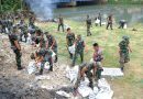 Ratusan Prajurit Koopsudnas, Blusukan Bersih – Bersih Sungai Ciliwung Jakarta