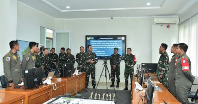 Kasau Marsekal TNI M. Tonny Harjono Tinjau Wargaming Latihan Angkasa Yudha 2024 Kogasudgab Bravo