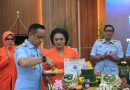 Danlanud  Bersama Ketua PIA Ardhya Garini Cabang 7/D.II Sultan Hasanuddin Hadiri Peringatan HUT PIA Ardhya Garini ke-68