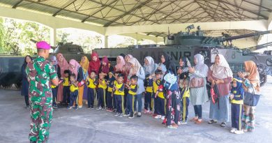 Batalyon Tank Amfibi 2 Marinir Prakarsai Pondasi Wawasan Kebangsaan Usia Dini