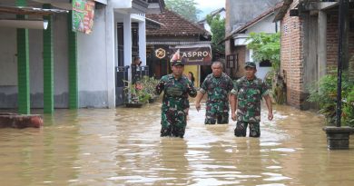 Banjir Landa Trenggalek, Dandim 0806/Trenggalek Tinjau Lokasi dan Serukan Kesiapsiagaan