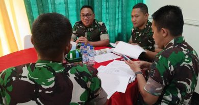 Kodim 1710/Mimika Terima Wasev Bidang Bakti TNI TA 2024 Dari Sterad