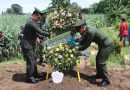 Dandim Tulungagung Pimpin Upacara Pemakaman Militer Pelda Agus Pamuji