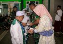 Berbagi Kebahagiaan, Komandan Yonranratfib 2 Mar Berikan Santunan Anak Yatim