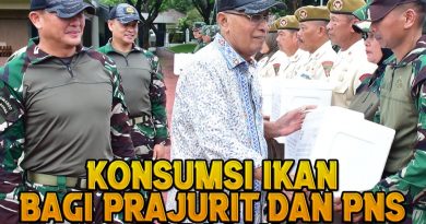 Dukung Program Pemerintah Cetak Generasi Emas, Danjen bagikan 3000 ikan bagi Prajurit dan PNS Kopassus