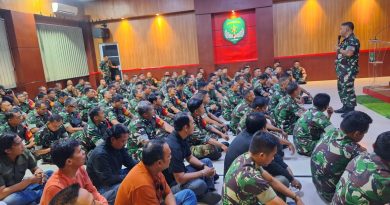 Awal Tahun Kasdim 0501/JP Berikan Penekanan kepada Personel Militer dan PNS Kodim 0501/JP