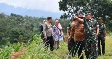 Kasrem 081/DSJ Tinjau Lokasi Pembangunan BTP di Trenggalek