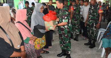 Dandim 0501/JP Salurkan Bantuan Sembako untuk Korban Kebakaran di Kebon Kosong, Kemayoran