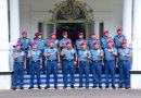 Dankormar Terima Laporan Purna Tugas dan Kenaikan Pangkat Pati Korps Marinir