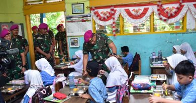 Dankormar Kawal Makan Bergizi Gratis hingga Masuk Kelas dan Dinikmati para Pelajar