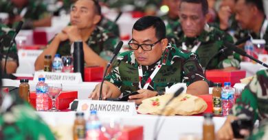 Dankormar Beserta Jajaran Ikuti Rapim TNI 2025