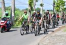 Terus Bugar, Dandim Ponorogo Pimpin Anggota Olahraga Gowes