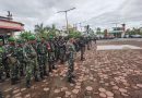 Ciptakan Situasi Wilayah Tetap Kondusif, Kodim 1710/Mimika BKO Polres Laksanakan Apel Gelar Pasukan Jelang Putusan Sengketa Pilkada