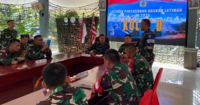 Komandan Yonranratfib 2 Mar Ikut Berperan Aktif Penyusunan Naskah Latihan TNI Angkatan Laut TA. 2025