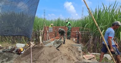 Wujudkan Air Bersih untuk Warga, TMMD Ke-123 Tulungagung Bangun Rumah Pompa