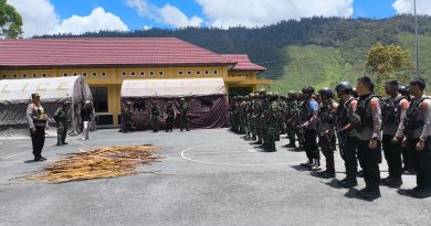 TNI-Polri Bersinergi Menjaga Kamtibmas Puncak Jaya