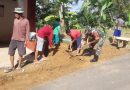 Ciptakan Hidup Sehat, Babinsa Koramil 0801/05 Nawangan Kerja Bakti Bersihkan Lingkungan