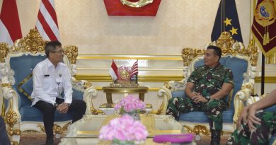 Dankormar Terima Courtesy Call Wakil Penanggung Jawab BPK RI