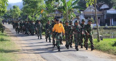 Hanmars di Trenggalek: Saat Langkah Prajurit TNI Jadi Simbol Kesiapan dan Jiwa Korsa