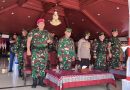 Komandan Yonranratfib 2 Mar Hadiri Upacara Pembukaan TMMD Ke-124