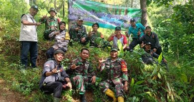 Menanam Harapan di Trenggalek: Aksi Nyata TNI Jaga Sumber Air untuk Masa Depan