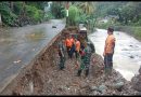 Tanggul Ambles, Akses Jalan Terancam! Respons Cepat Babinsa & TRC BPBD Munjungan
