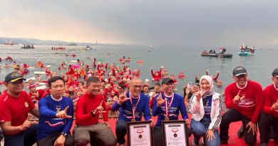 Kodam XXI/Radin Inten Dan Pemprov Lampung Gelar Renang Merdeka 2025