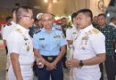 Jaga Tali Silaturahmi KS Kormar Hadiri Jamuan Makan Malam di Kapal Perang JS Osumi