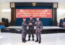 Komandan Batalyon Tank Amfibi 2 Marinir Pimpin Sertijab, Kukuhkan Perwira Staf Dan Danki