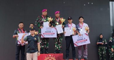 Tim Tembak Pasmar 3 Naik Podium Torehkan Prestasi Juara Trisula Open Championship 2025