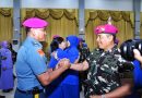 Pangkormar Pimpin Laporan Koprs Kenaikan Pangkat 33 Perwira Marinir