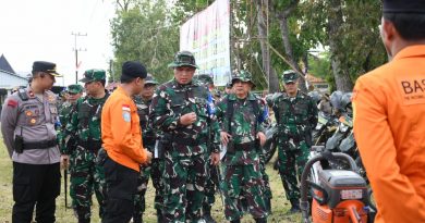 Korem 081/DSJ Gelar Latihan Penanggulangan Bencana Alam Terpadu di Tulungagung