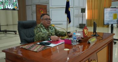 Aspers Pangkormar Beri Pengarahan kepada Kowal Marinir Wilayah Barat