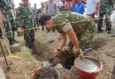 Kodim 0807 Tulungagung Ikuti Vicon Groundbreaking 800 Kopdes Merah Putih