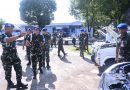 Laksanakan Binpomau, Danpuspomau Tinjau Kesiapan Satpom Lanud Sultan Hasanuddin