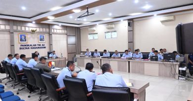 Danlanud Sultan Hasanuddin Pimpin Rakor UKP Dan TOA/TOD Periode April 2026