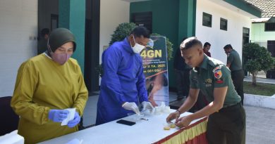 Puluhan Personel Korem 081/DSJ Jalani Tes Urine