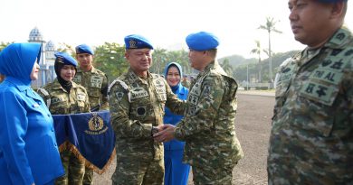 Danpuspomal Memimpin Acara Laporan Korps Kenaikan Pangkat Prajurit Puspomal Periode 1 April  2026