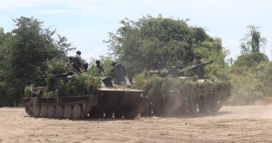 Prajurit Batalyon Tank Amfibi 2 Marinir Latihan GMUK Berkendaraan Tempur Amfibi